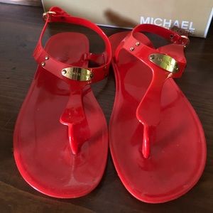 Michael Kors Jelly Sandal - orange